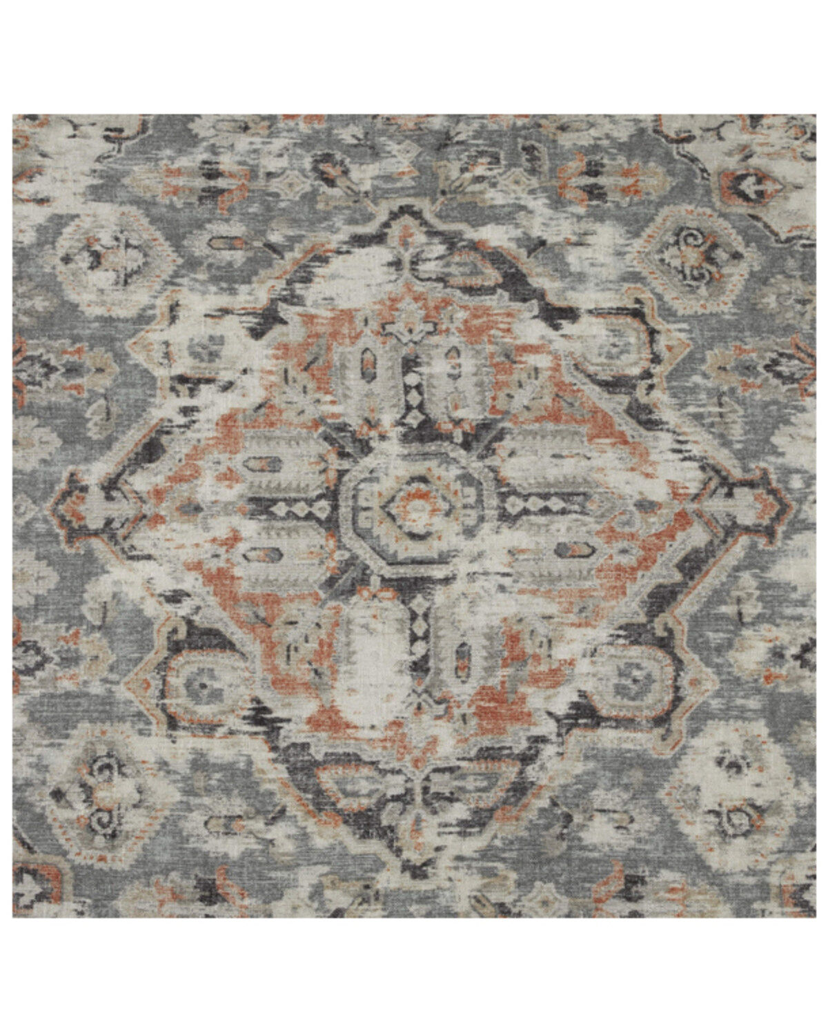 Image #3 - HiEnd Accents Carmen Kilim 3-Piece Super Queen Comforter Set, Taupe, hi-res