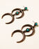 Image #2 - Shyanne Women's Willow Moon Double Crescent Drop Earrings, Rust Copper, hi-res