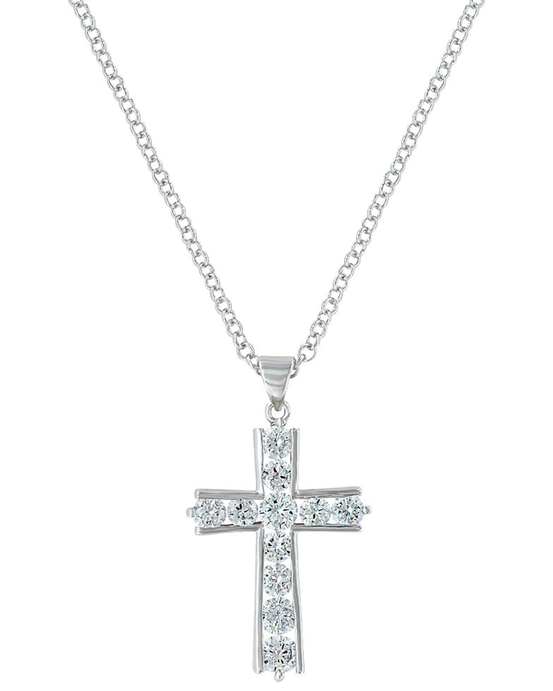 Montana silver cross necklace clearance