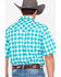Image #5 - Wrangler 20x Men's Green Plaid Advanced Comfort Short Sleeve Western Shirt , , hi-res