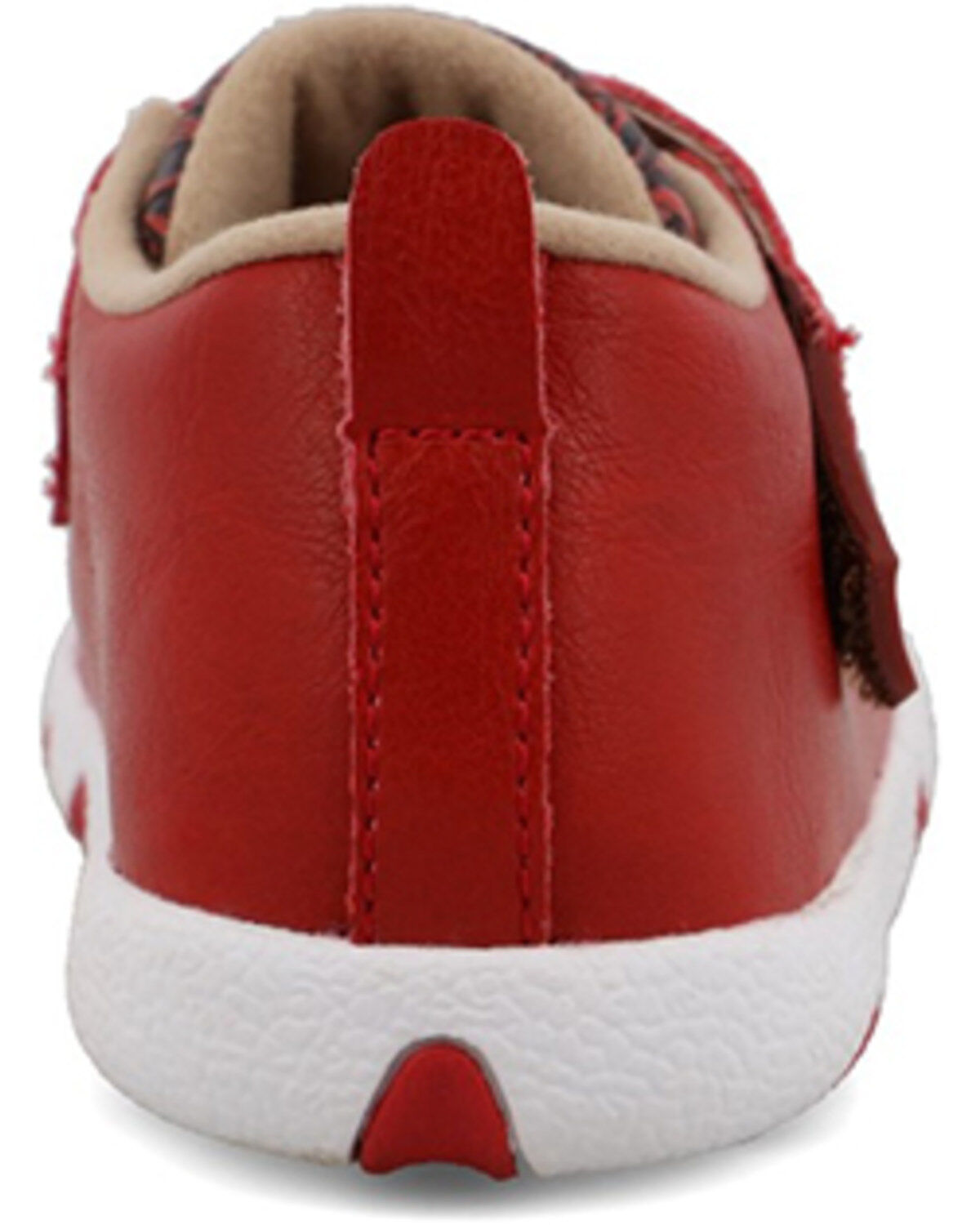 Image #5 - Twisted X Toddler Girls' Driving Mocs, Red, hi-res