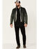 Image #2 - Mauritius Leather Men's Viko Hooded Zip-Front Moto Jacket , , hi-res