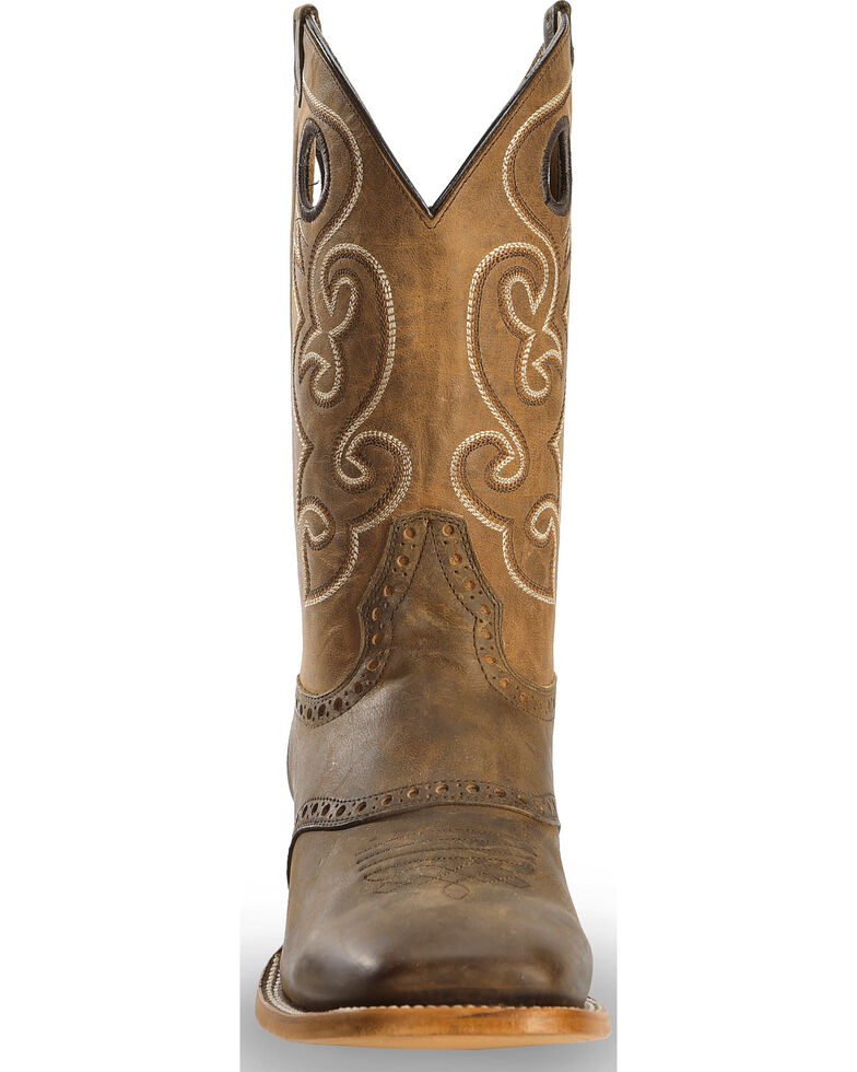 cowboy boots with saddle vamp