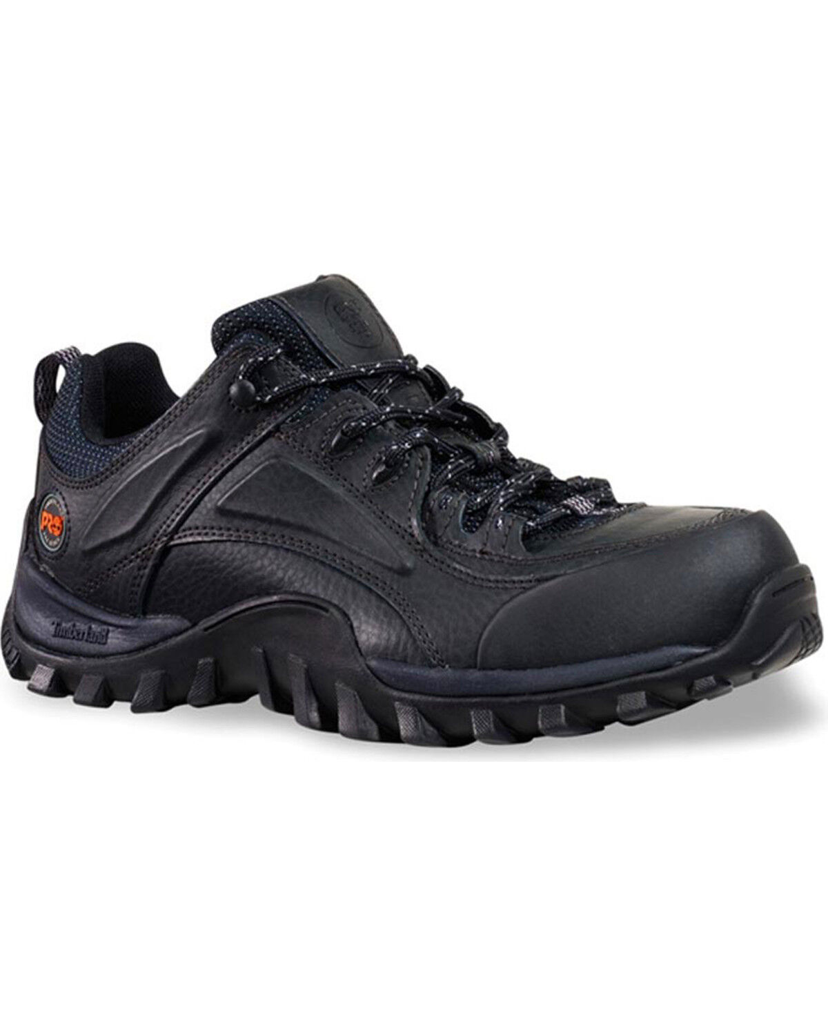 Image #1 - Timberland Pro Men's Mudsill Low Work Shoes - Steel Toe, Black, hi-res
