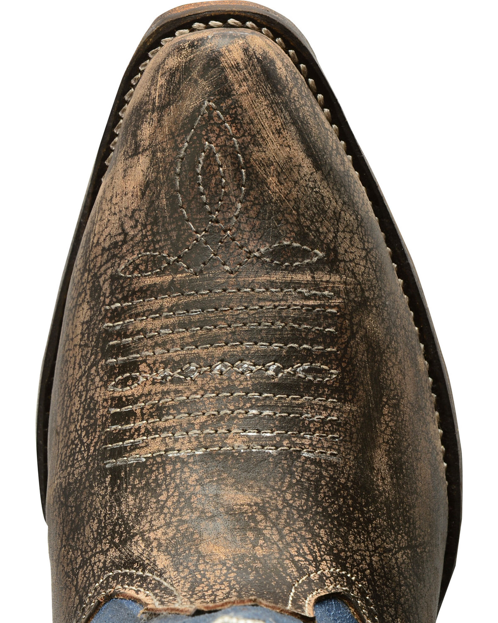 Image #9 - Roper Women's American Beauty Flag Ankle Boots, Brown, hi-res