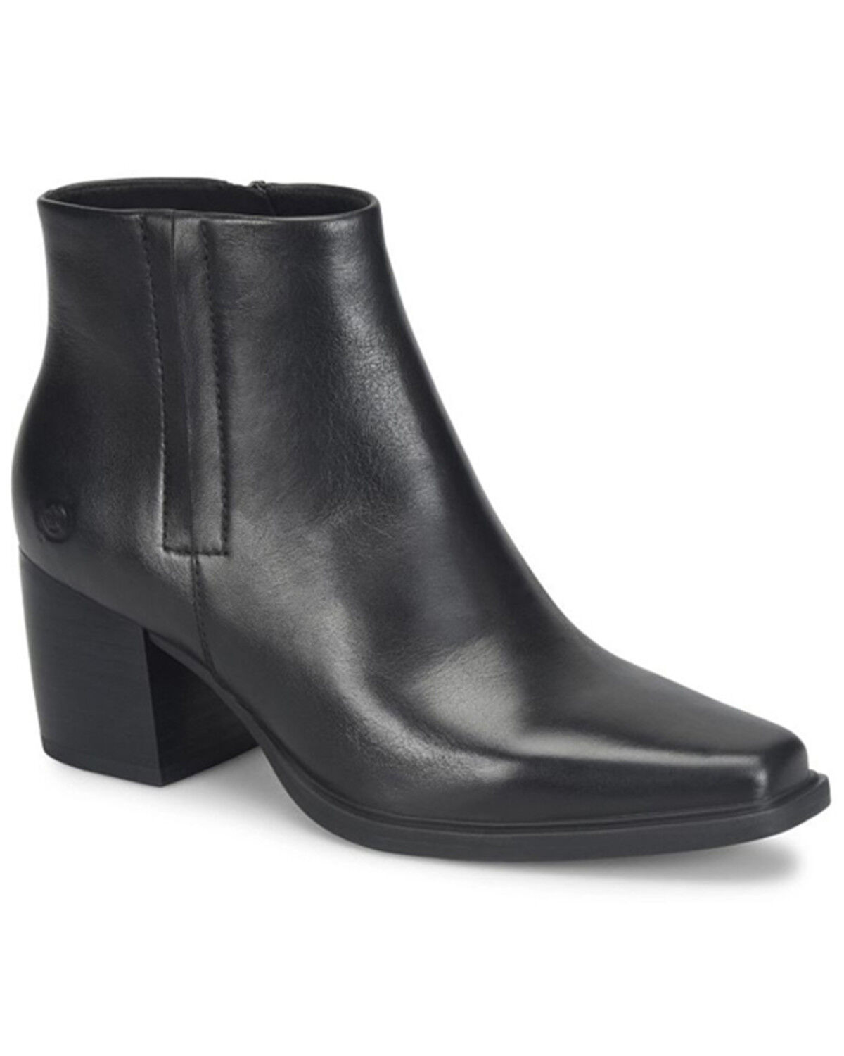 Image #1 - Born Women's Aiken Booties - Snip Toe, Black, hi-res