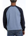 Cinch Men's FR Raglan Stretch Long Sleeve Work Shirt, Blue, hi-res