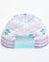 Image #3 - Cruel Girl Girls' Logo Ball Cap, Turquoise, hi-res