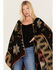 Idyllwind Women's Lenoir Southwestern Shawl, Black, hi-res