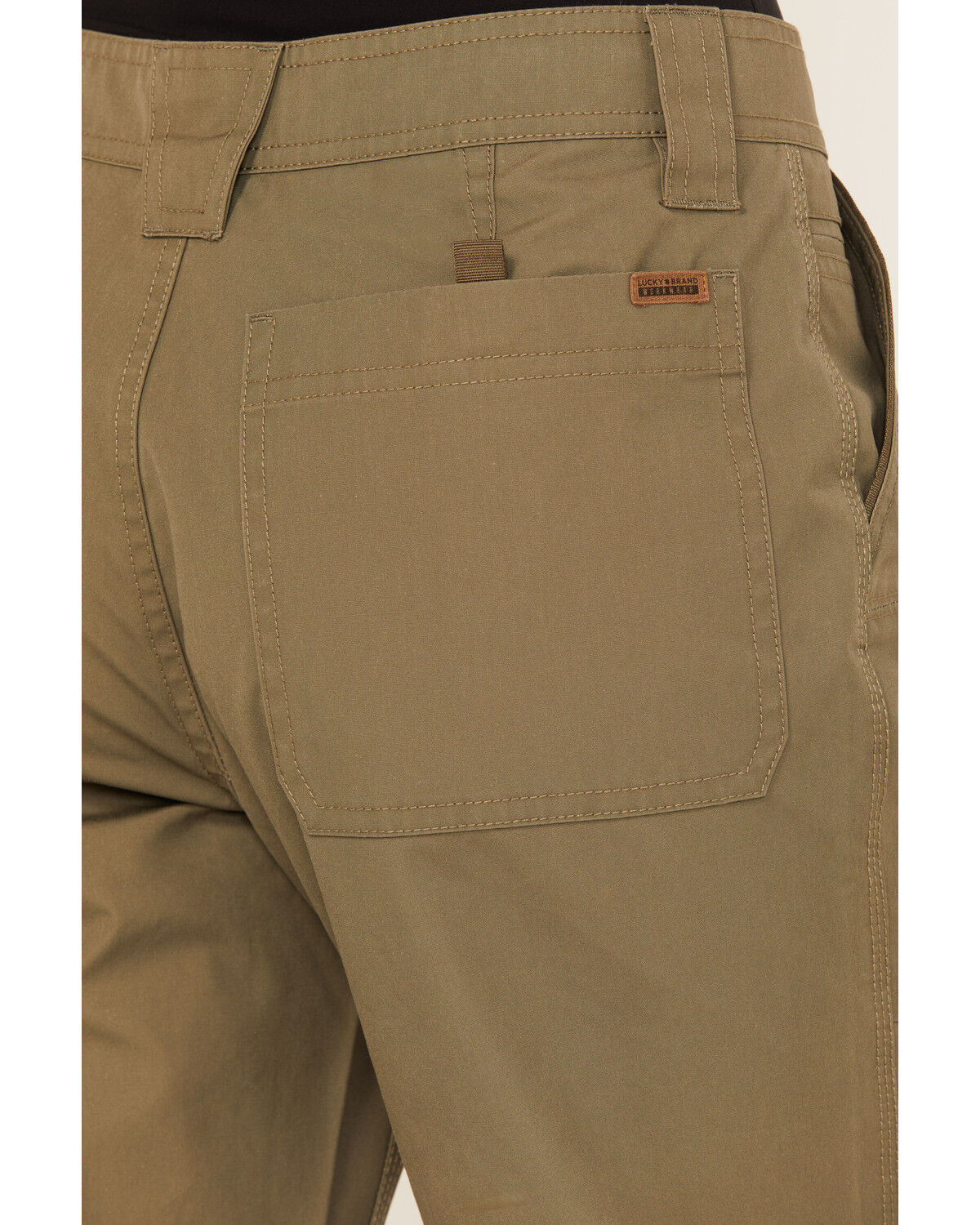 Image #4 - Lucky Brand Workwear Women's Canvas Fatigue Work Pants, Olive, hi-res
