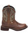 Justin Women's Gemma Brown Western Boots - Round Toe, Dark Brown, hi-res