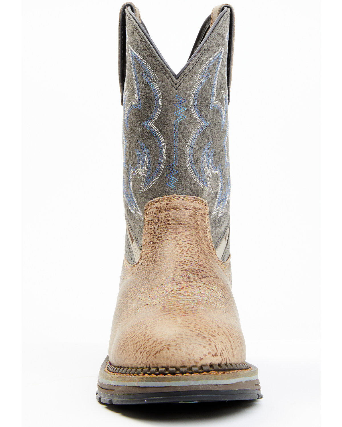 Image #4 - Cody James Men's Disruptor Tyche Eccentric Soft Pull On Work Boots - Soft Toe, Grey, hi-res