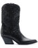Golo Women's Reverse Woven Shaft Western Fashion Boots - Snip Toe, Black, hi-res