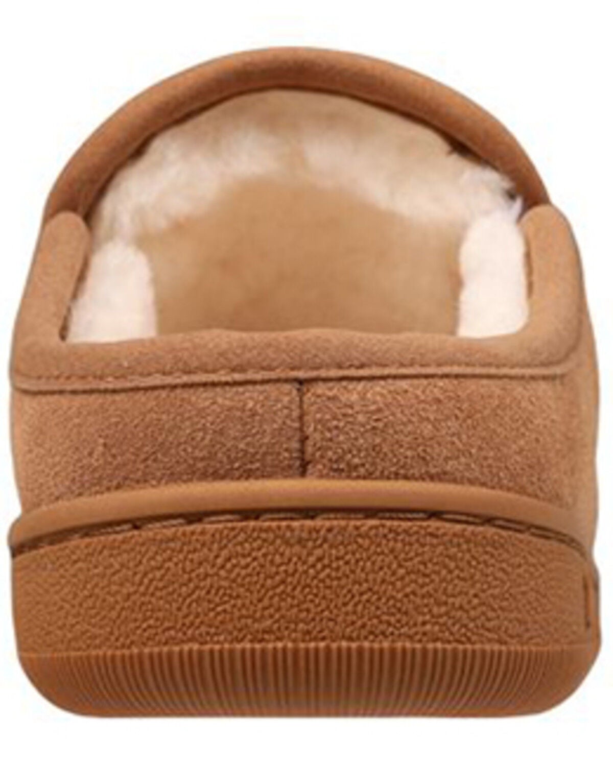 NEW MYKOS men\'s faux shearling lined moc slipper in chestnut Amazon.com | Lamo Men main image 2