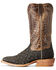 Image #2 - Ariat Men's Showman Mocha Full Quill Ostrich Western Boots - Wide Square Toe, , hi-res