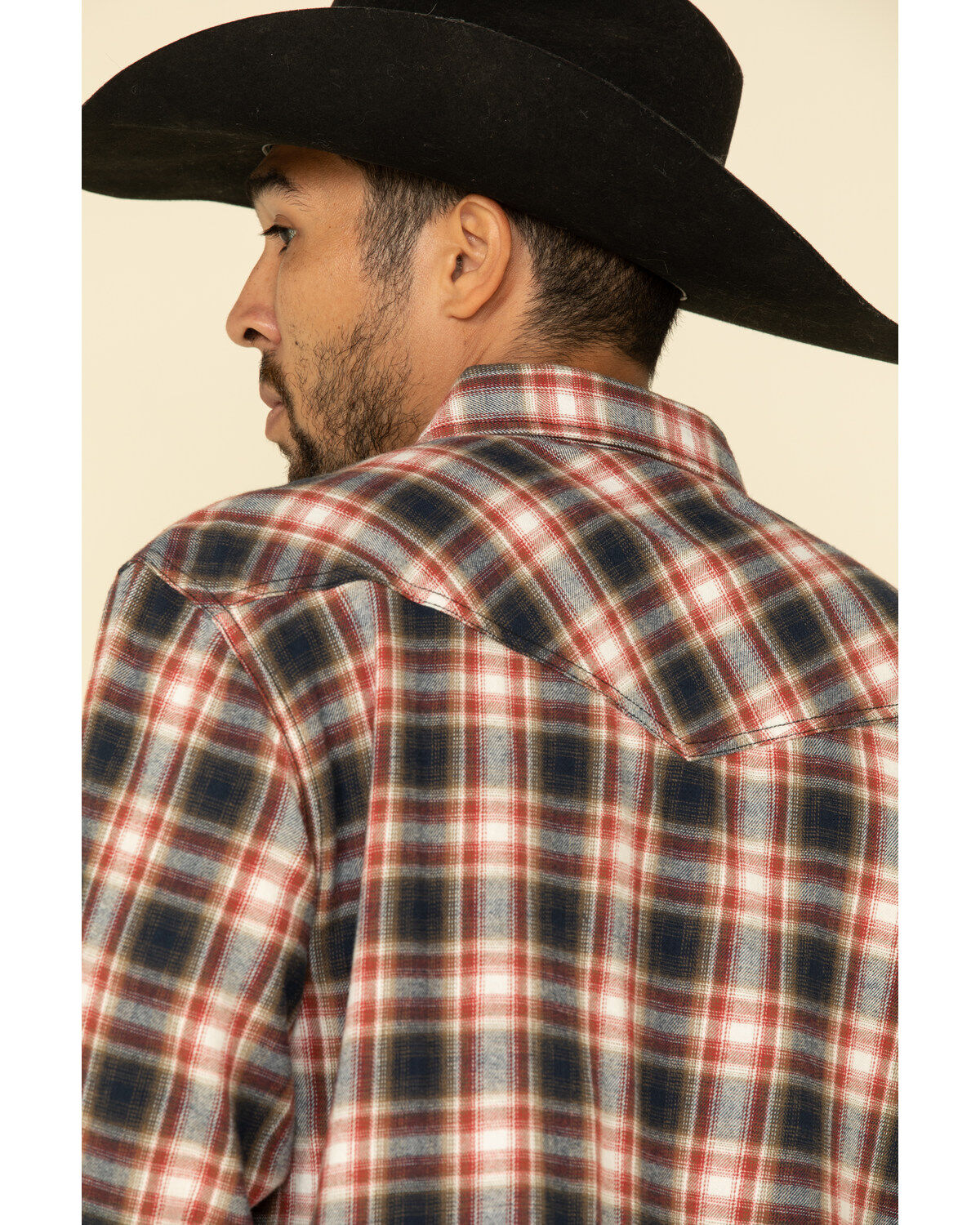 Image #5 - Cody James Men's Spruce Plaid Long Sleeve Western Flannel Shirt - Tall, , hi-res