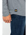 Hawx Men's Solid Pocket Crew Long Sleeve Work T-Shirt - Big & Tall , Heather Grey, hi-res