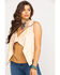 Image #1 - Shyanne Women's Faux Suede Fringe Vest, Stone, hi-res