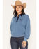 Image #2 - Ariat Women's Hold Your Horses Pullover, Blue, hi-res
