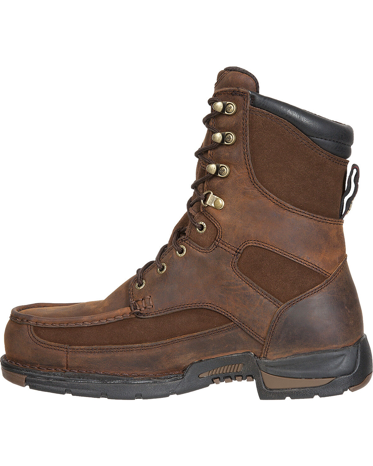 Image #3 - Georgia Men's Waterproof Athens Work Boots, Brown, hi-res