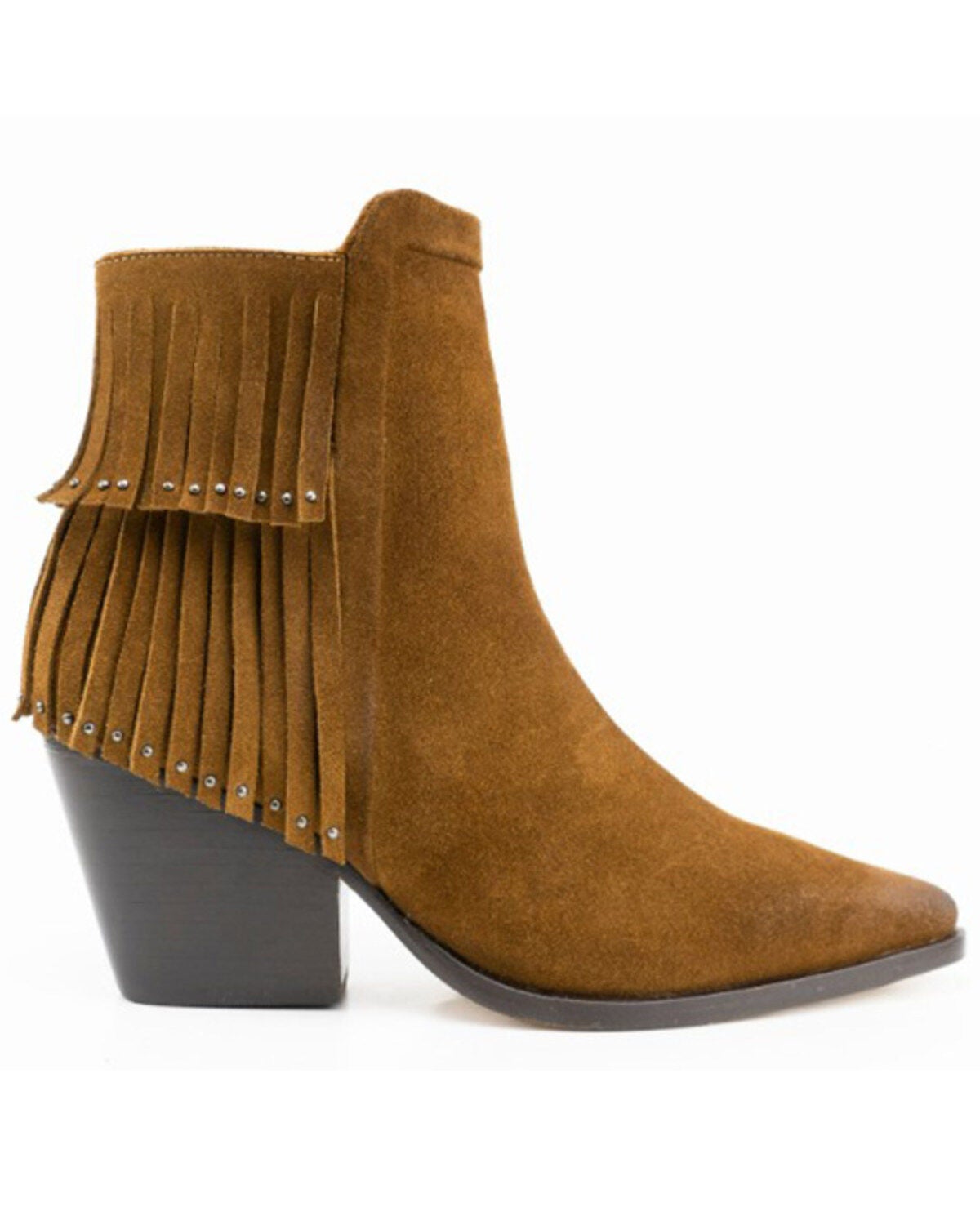 Dante Women's Haldia Senape Booties - Snip Toe, Cognac, hi-res
