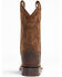 Cody James Boys' Full-Grain Leather Western Boots - Square Toe, Brown, hi-res
