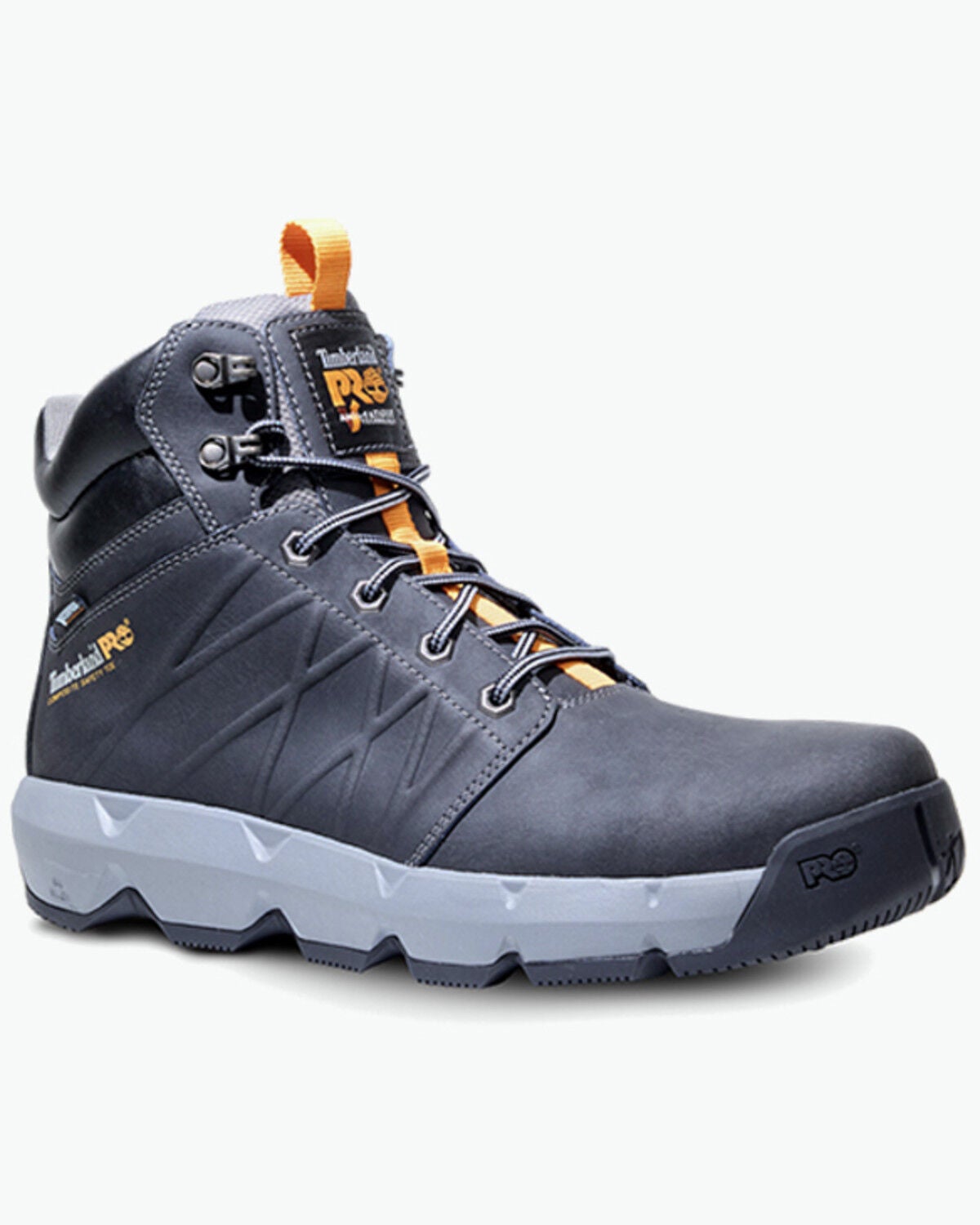 Image #1 - Timberland PRO Men's 6" Morphix Waterproof Work Boots - Composite Toe, Black, hi-res
