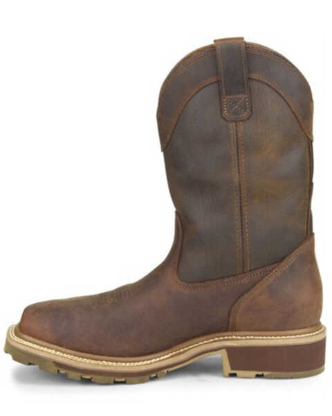 Image #2 - Carolina Men's Girder Western Work Boots - Composite Toe, Brown, hi-res