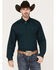 Image #1 - Cinch Men's Geo Print Button Down Long Sleeve Western Shirt, , hi-res