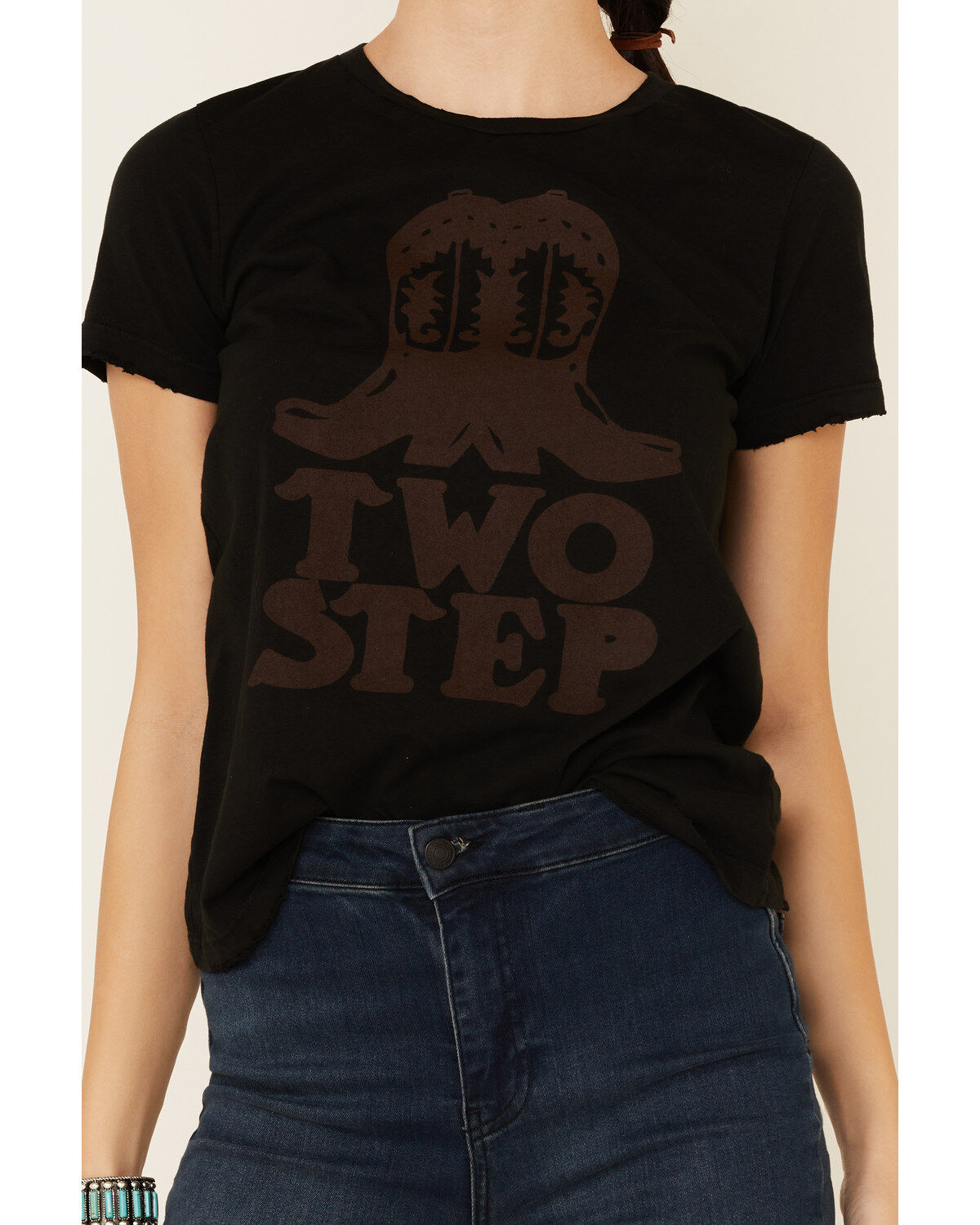 Image #3 - Bandit Women's Two Step Boots Short Sleeve Graphic Tee, Rust Copper, hi-res