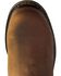 Image #6 - Justin Men's Wyoming Waterproof Internal Met Guard Pull-On Work Boots, Brown, hi-res