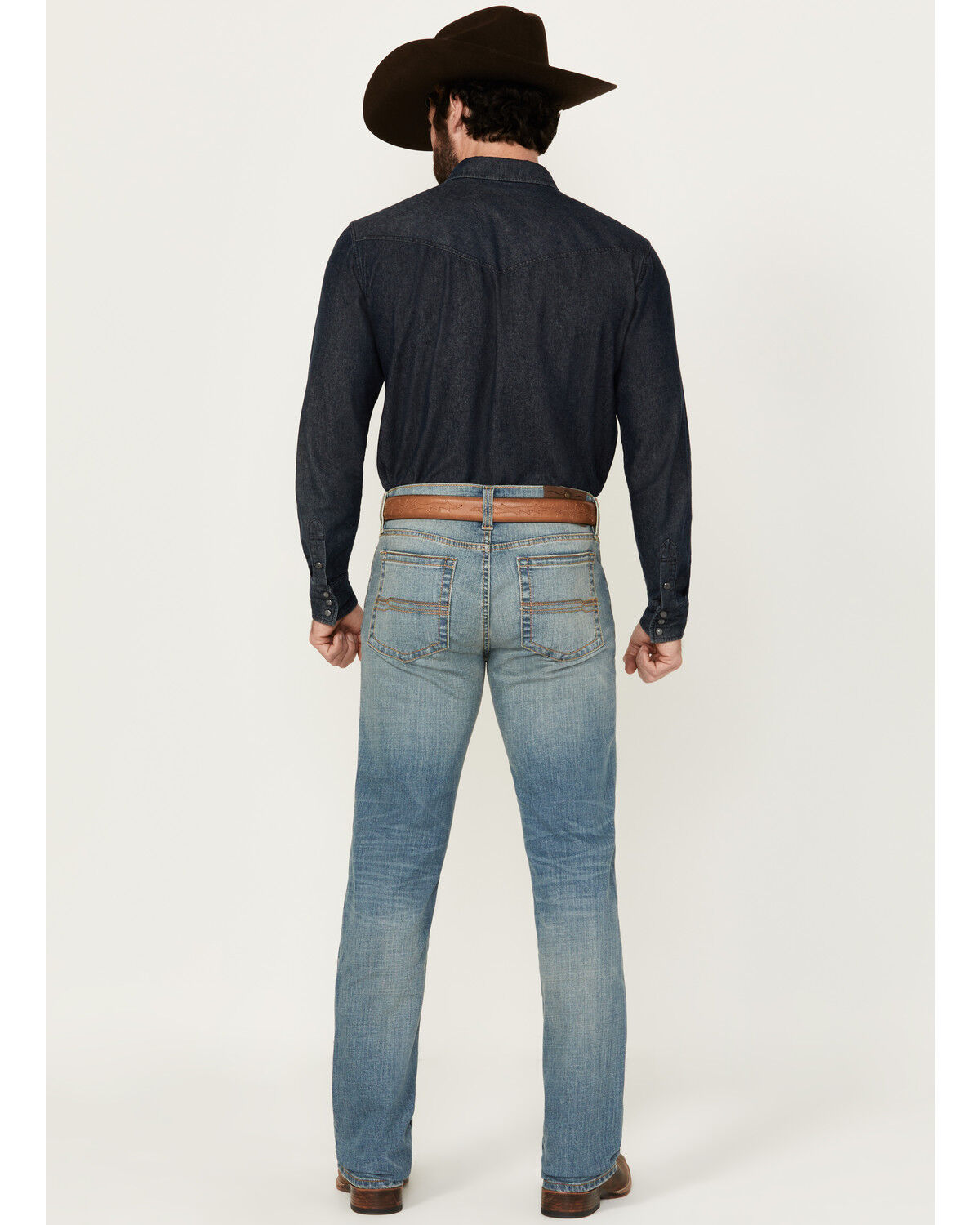 Image #3 - Cody James Men's Bandit Wash Jackson Slim Straight Stretch Denim Jeans, Medium Wash, hi-res