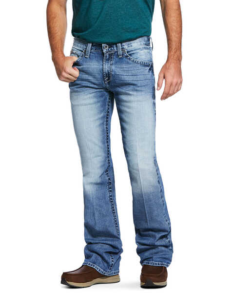 Ariat Men's M7 Rocker Shasta Light Stretch Slim Straight Jeans , Blue
