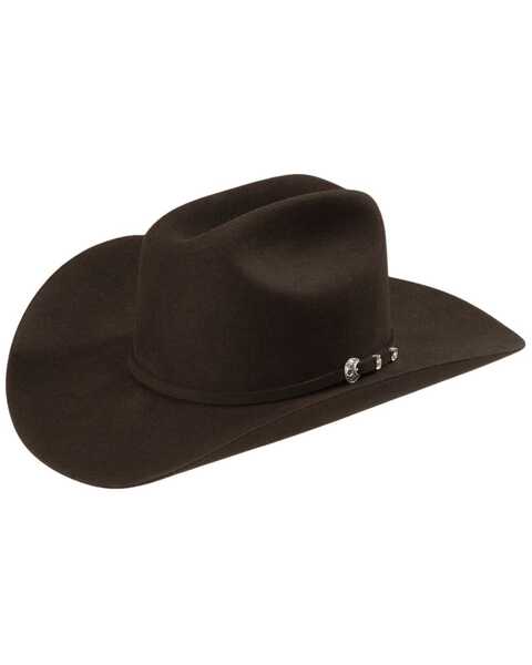 Stetson Corral 4X Felt Cowboy Hat, Chocolate, hi-res