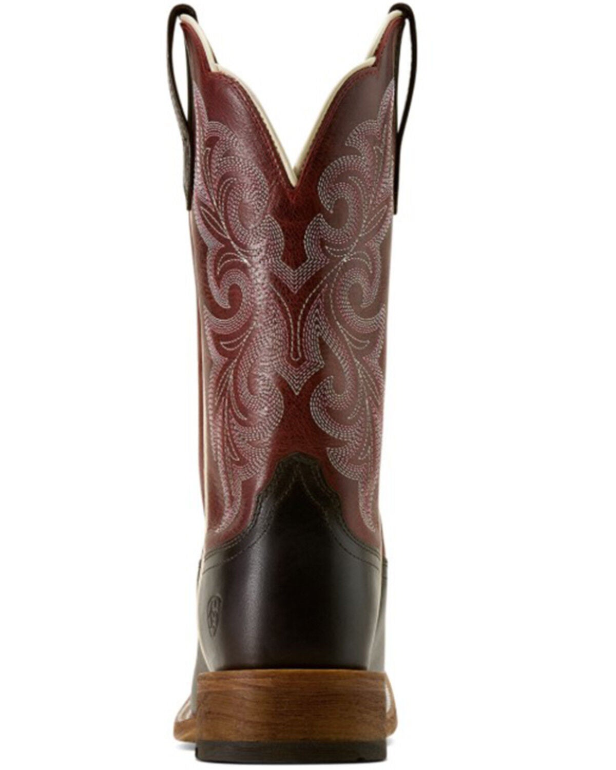 Image #5 - Ariat Women's County Lane Western Boots - Broad Square Toe, Chocolate, hi-res