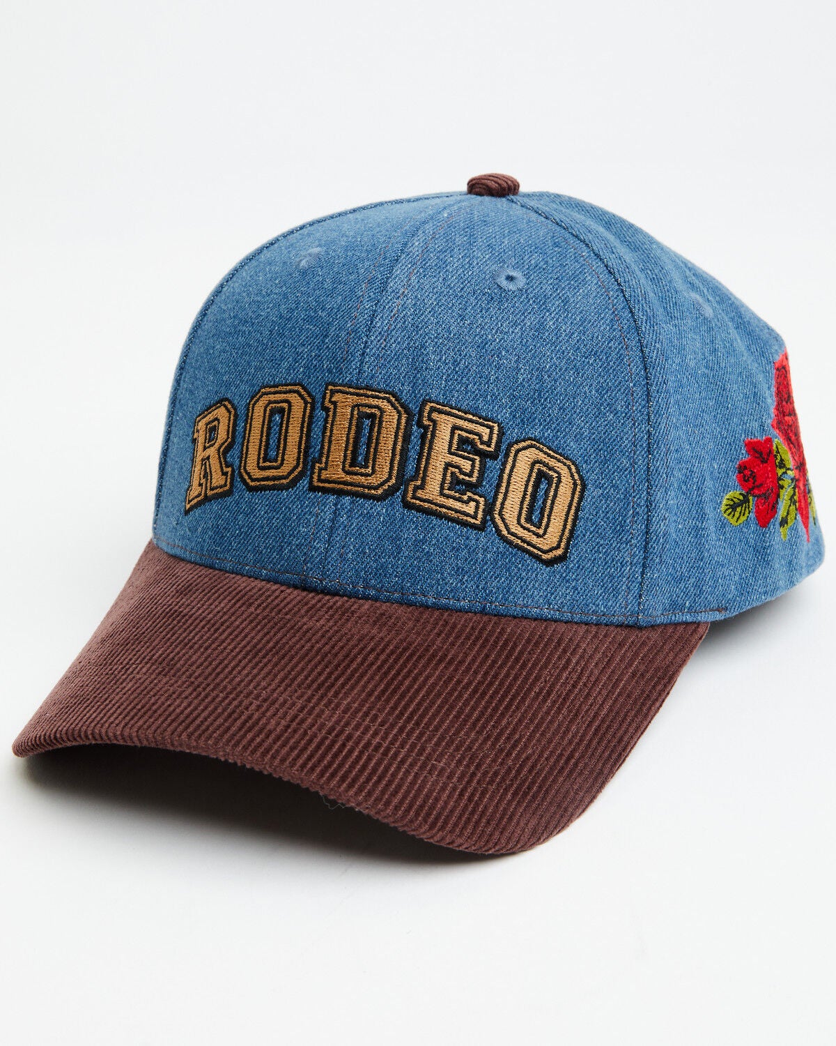 Image #1 - Rodeo Quincy Women's Rodeo Denim Ball Cap, Blue, hi-res