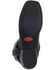 Dingo Rev Up Zipper Motorcycle Boots - Square Toe, Black, hi-res