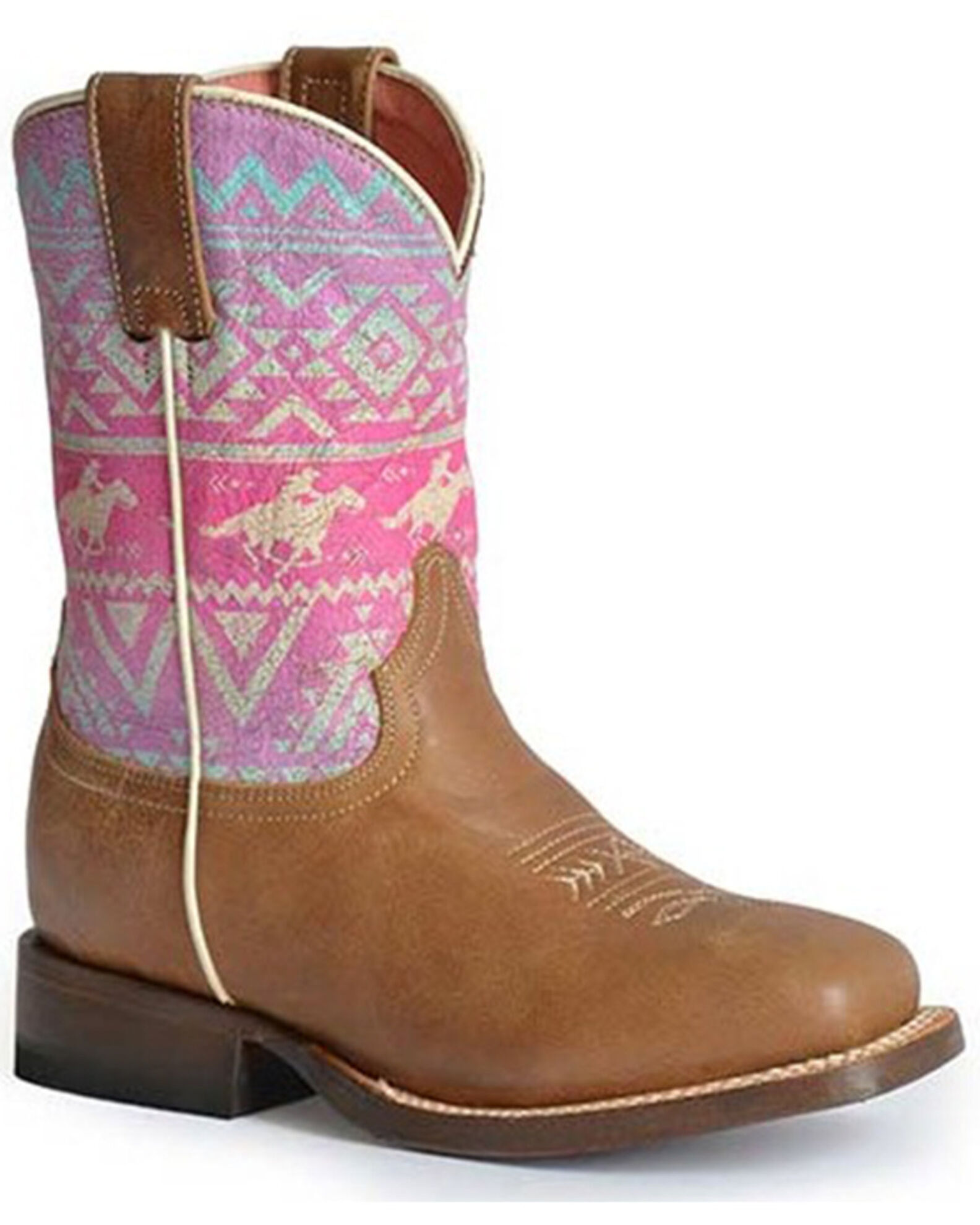 Roper Little Girls' Pony Western Boots - Square Toe