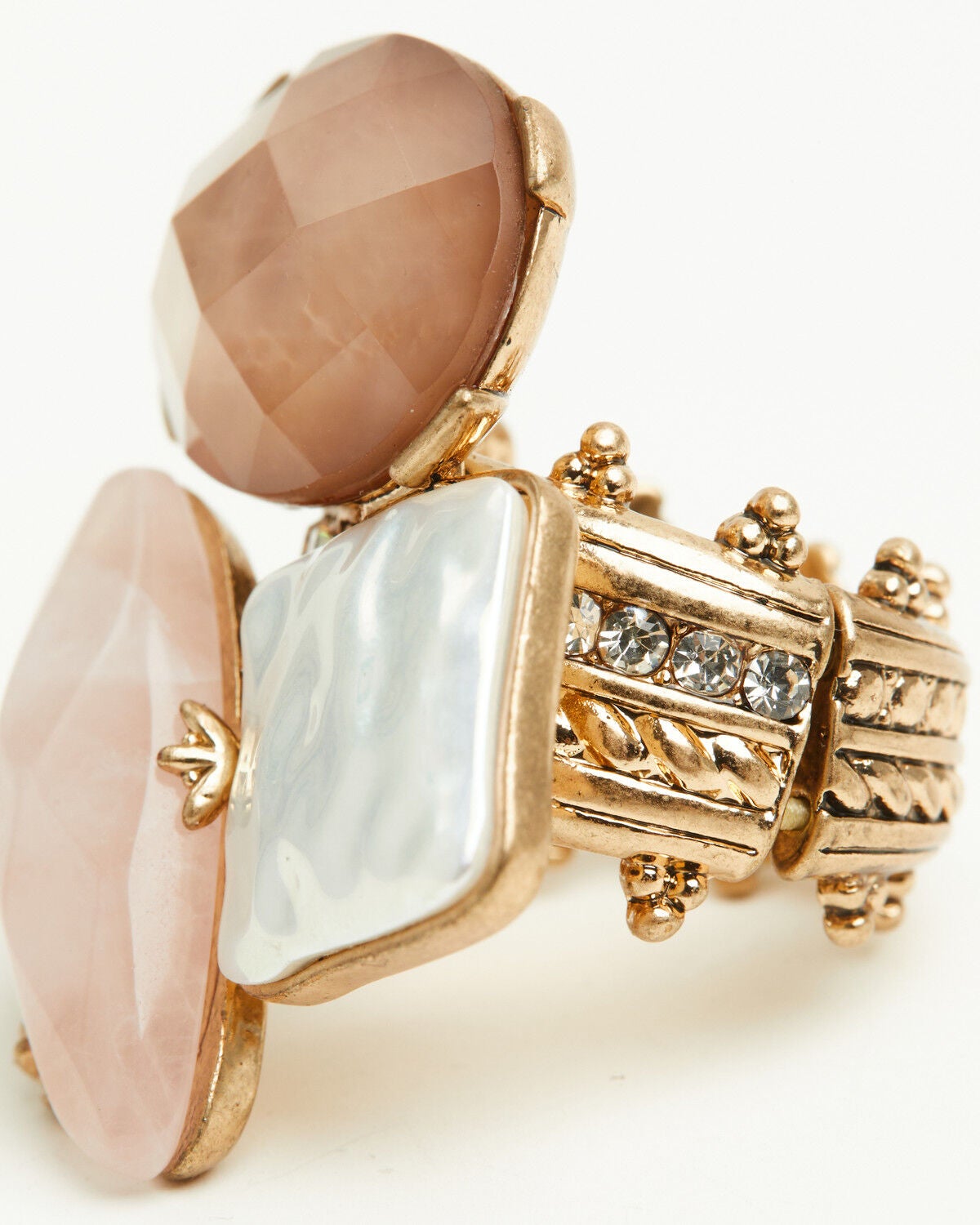 Image #4 - Lainey Wilson Women's Cluster Stone Ring, Gold, hi-res