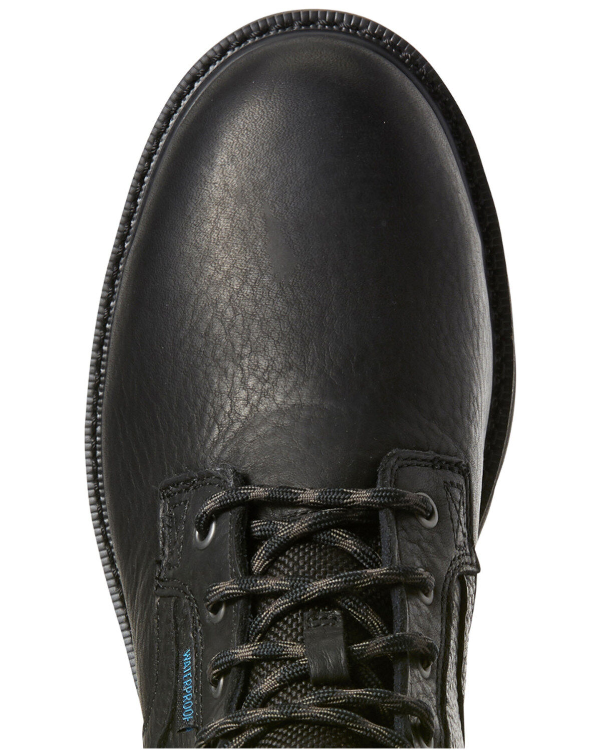 Image #4 - Ariat Men's Groundbreaker Waterproof Work Boots - Steel Toe, Brown, hi-res