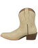 Image #3 - Justin Women's Dee Western Booties - Square Toe, Ivory, hi-res