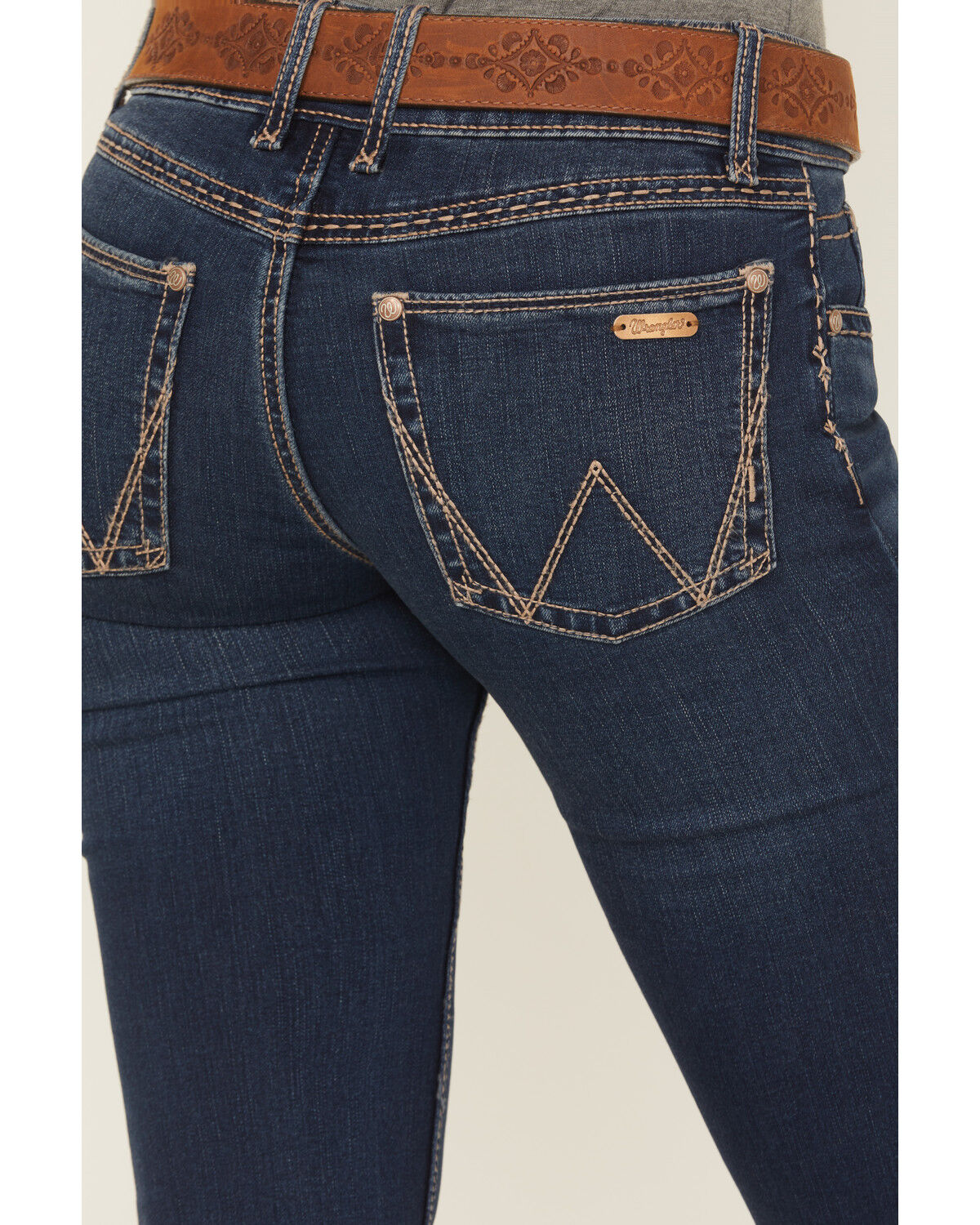Image #4 - Wrangler Retro Women's Mid-Rise Boot Cut Jeans, Indigo, hi-res