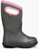 Bogs Toddler Boys' York Solid Rain Boots - Round Toe, Grey, hi-res