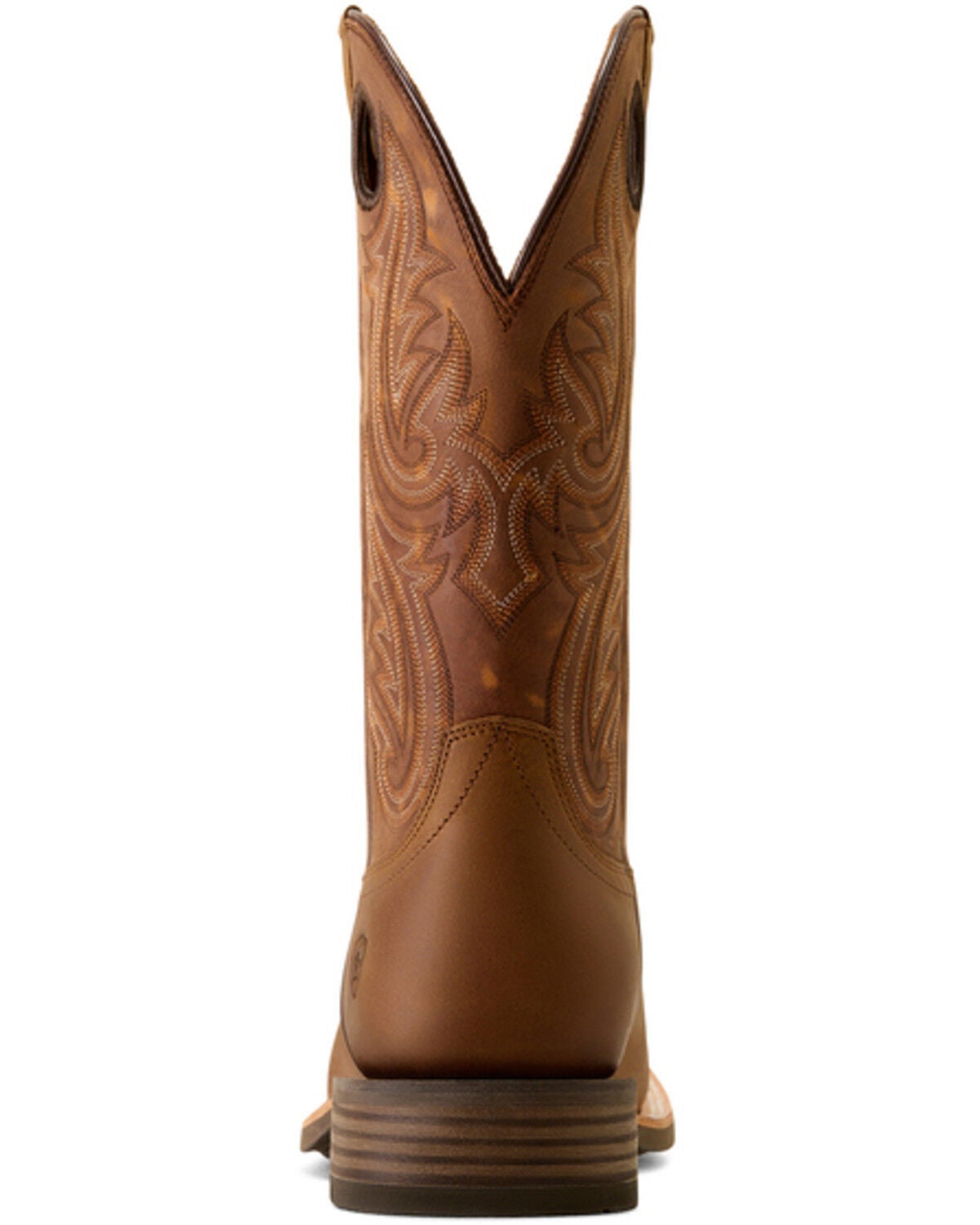 Image #3 - Ariat Men's Highland Toughstock Distressef Performance Western Boots - Broad Square Toe, Brown, hi-res