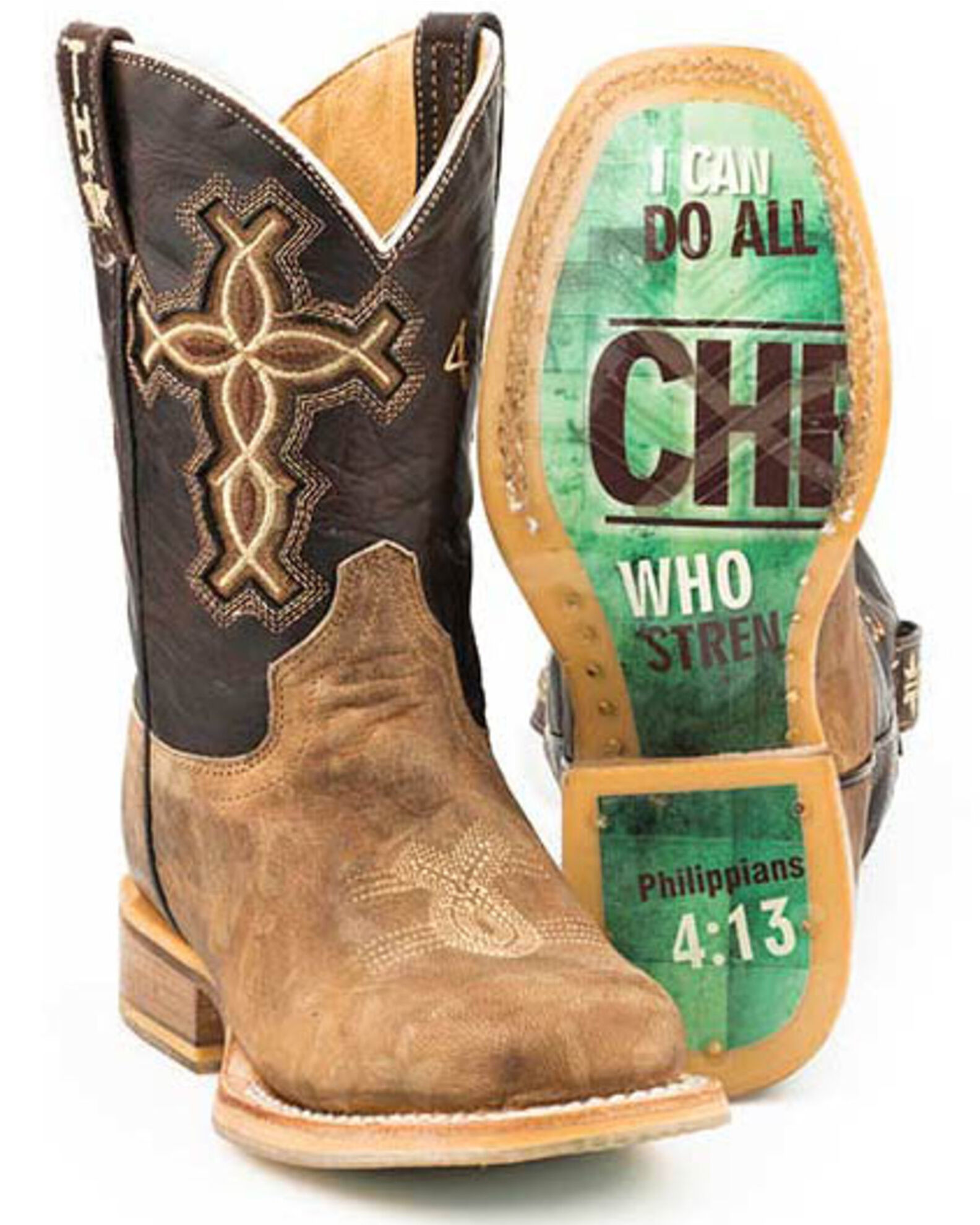 Boys tin haul boots top