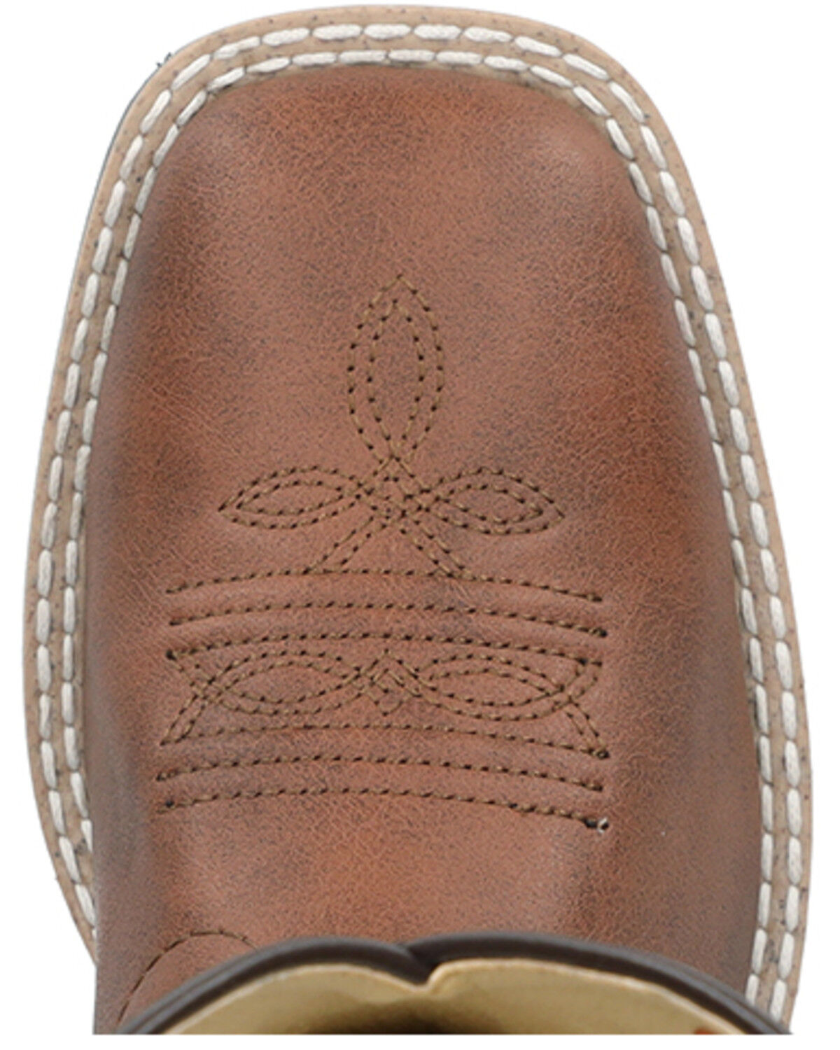 Image #6 - Smoky Mountain Boys' El Paso Western Boots - Broad Square Toe, Brown, hi-res