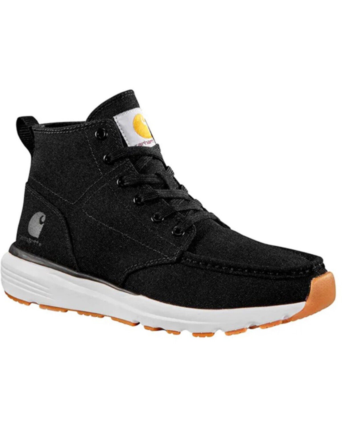 Carhartt Women's Haslett 5" Moc Canvas Chukka Shoes - Soft Toe, Black, hi-res
