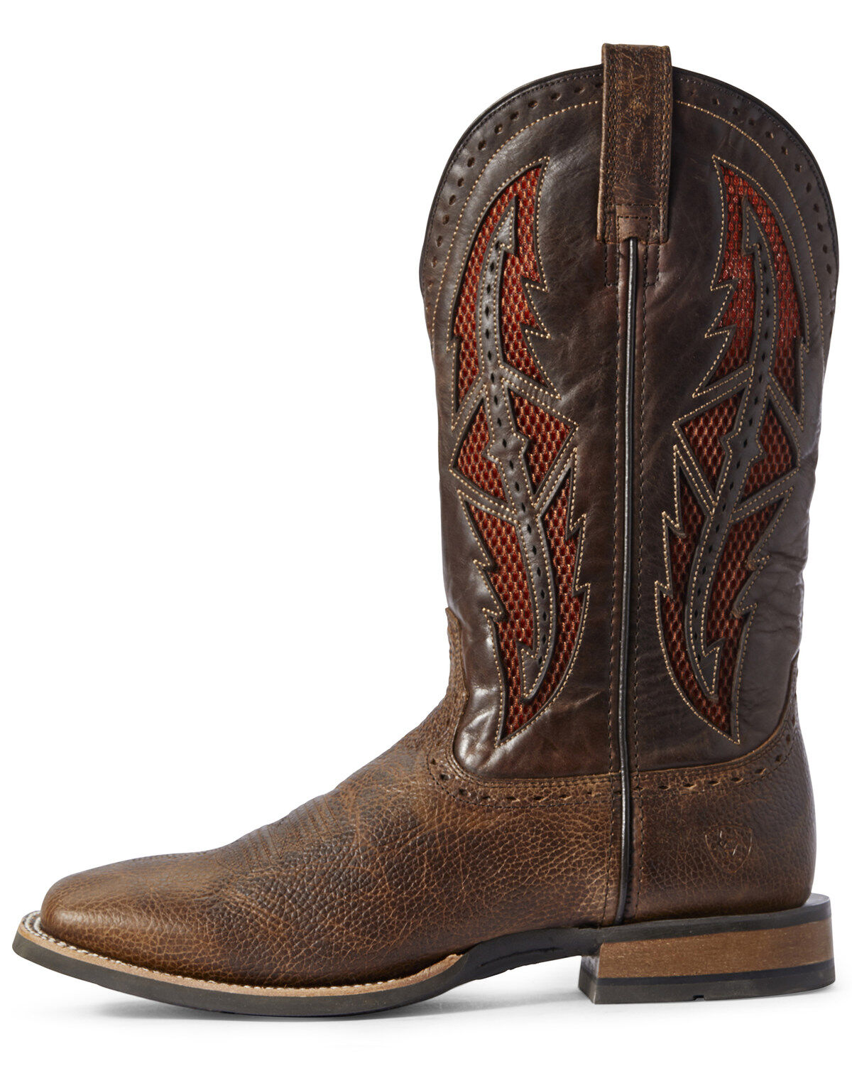 Image #2 - Ariat Men's Cowhand VentTEK Western Boots - Broad Square Toe, , hi-res