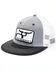 Image #1 - RopeSmart Men's Steerhead Patch Mesh-Back Trucker Cap, Grey, hi-res
