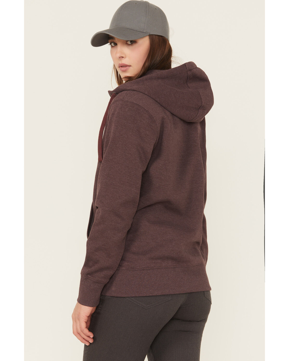 Image #2 - Ariat Women's Rebar Skill Set 1/2 Zip Pullover, Brown, hi-res